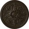 Ekena Millwork Bradford Ceiling Medallion (Fits Canopies up to 6 5/8"), 32 5/8"OD x 2"P, Stone Hearth Crackle CM32BRSHC - alternate 1